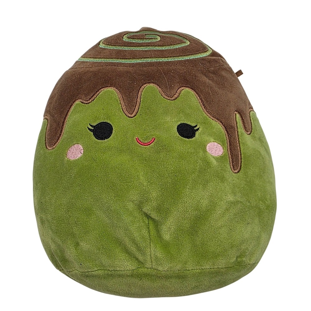 Squishmallows Kellytoy 10 Inch Matcha Roll Green Brown Dessert Plush Toy O7